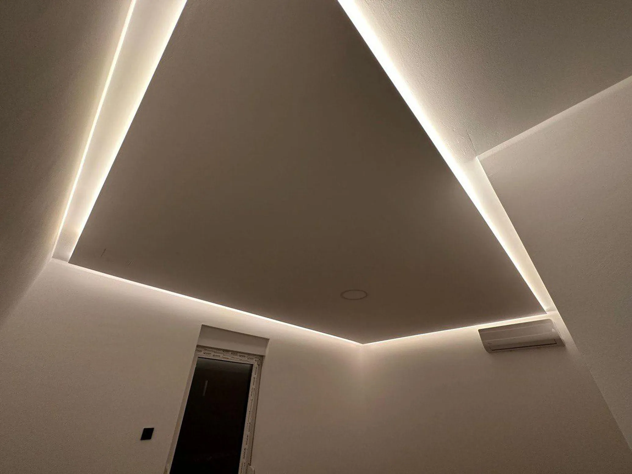 Modern logistics warehouse with advanced automation